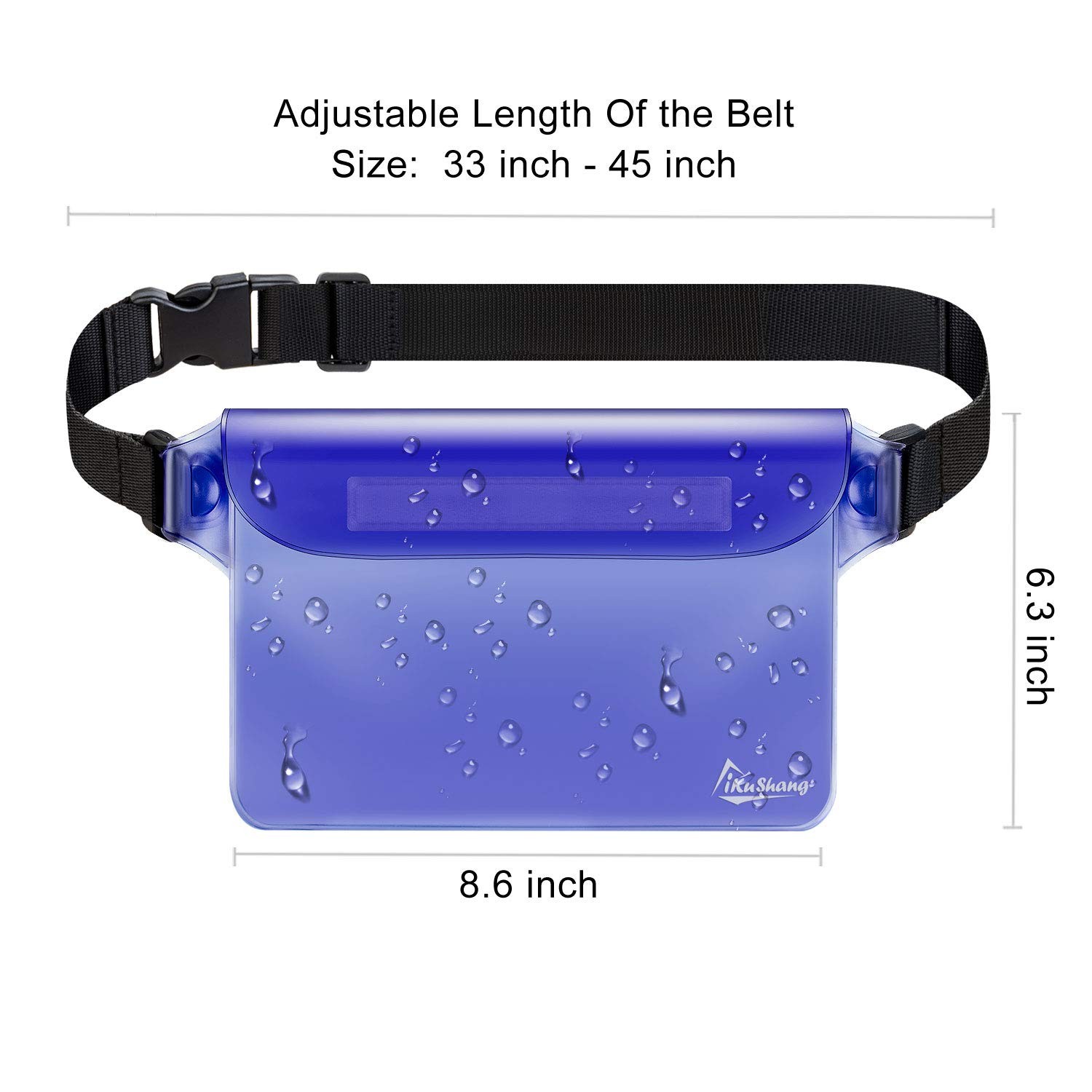 Waterproof Waist Pouch,Waterproof Waist Dry Bag, Waterproof Pouch With Waist Strap