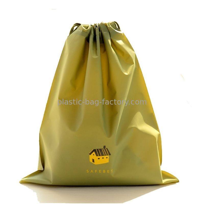 Lightweight PEVA Drawstring Bag Sport Waterproof Drawstring Bag for Home / Travel / Outdoor Storage Use