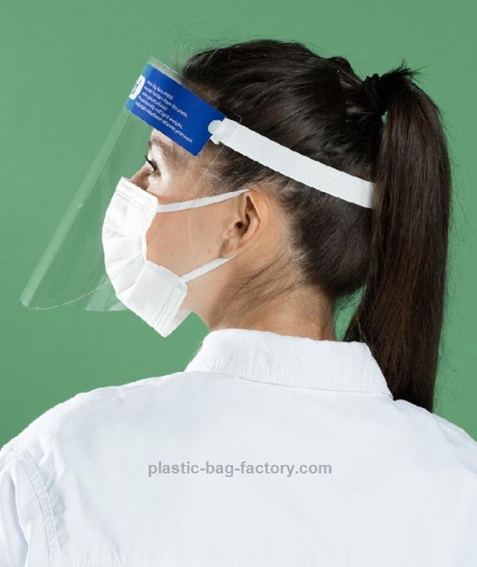 Anti-Droplets Plastic Face Shield Anti-Saliva Protective Face Shield